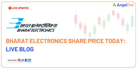 Bharat Electronics Share Price Today .